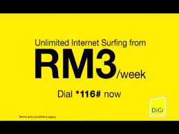 Enjoy the best value high speed internet plans in malaysia with digi broadband. Digi Prepaid Unlimited Internet Surfing From Rm3 Week Youtube