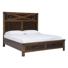 Hidden drawer storages in the nightstand. Beds At Al Mart Furniture Bedding