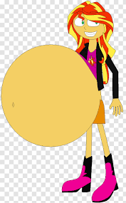 Did i catch the ball?what do you mean, 'catch the ball'? Sunset Shimmer Pinkie Pie My Little Pony Equestria Girls Inflation Art Smile Transparent Png