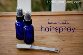 all natural homemade hairspray