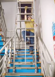 3.6m wide to 2.4m depth gives plenty of adjustability to suit any stairwell. Stairwell Access Unit Stair Access Euro Towers Ltd Euro Towers Ltd