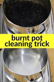 Next, i added 3 tablespoons of baking soda. The Easiest Way To Clean A Burnt Pot Or Pan Cleaning Hacks Cleaning Recipes Diy Cleaning Products