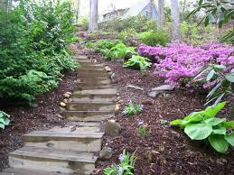 We have been integrating timber steps into our client's landscape for over 10 years and we would love to offer. Gardening On Slopes Access Required To Traverse The Hillside