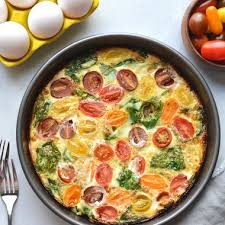 How to use egg whites (recipes). Tomato Spinach Egg White Frittata Whole30 Paleo Low Carb Skinny Fitalicious