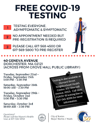 With this information, we can point you towards the doctors and hospitals that are nearest you. Mayor Walsh Announces Free Covid 19 Testing In Grove Hall Blog