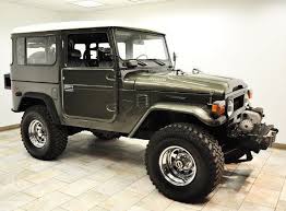 Zero rust on body, original vinyl interior, front and rear mats, am radio. 1977 Toyota Fj40 Land Cruiser Land Cruiser Toyota Fj40 Toyota