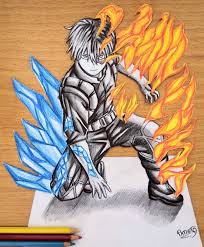Todoroki By Patart9 Visit Our Website For More Anime And Animeart Myheroacademia Don T Forget To Follow Our My Hero Hero Cute Drawings