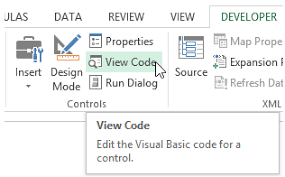 Excelmadeeasy Vba View Code Developer Tab In Excel
