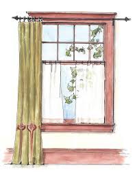 Don't stop at window trim, make your own curtain rods, add window boxes outside, and even some wood shutters outside! 3 Ideas For Simple Window Treatments Old House Journal Magazine Simple Window Treatments Craftsman Curtains Curtains Living Room
