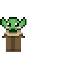 Baby Yoda Pixel Art Minecraft Skin Easily create sprites and other retro style images with this drawing application. baby yoda pixel art minecraft skin