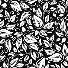Maybe you would like to learn more about one of these? Vector Vintage Seamless Black And White Floral Pattern Royalty Free Cliparts Vetores E Ilustracoes Stock Image 46185501