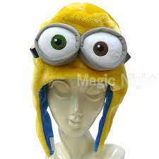 楽天市場 ミニオンズ ボブ 着ぐるみキャップ かぶりもの 帽子 ミニオンズ アニメ minions usj かわいい 被り物 グッズ 定形外発送可 1ｐ350円 2ｐ510円 マジックナイト szrbj114 ハロウィン仮装 マジックナイト 被り物 ミニオンズ ボブ 着ぐるみ