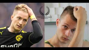 But my best guess on the styling is to wet your hair, use a gel or mousse, blowdry to one side, use a flat iron and continue with. Marco Reus Hairstyle Tutorial Sidecut Youtube