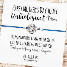 Unbiological Mom Bracelet With Happy Mother S Etsy In 2020 Happy Mother S Day Card Happy Mothers Mother In Law Gifts