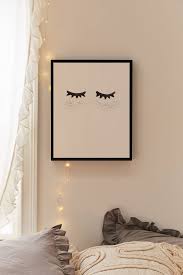 Eyelashes Print Sleepy Eyes Poster Eyelashes Wall Art Etsy Dorm Wall Art Eyelash Print Etsy Wall Art