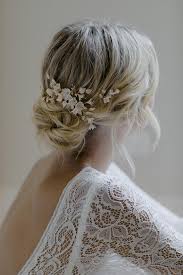 Morceaux De Cheveux De Mariage De Fleur De Cerisier Epingles A Cheveux De Mariee Etsy Coiffure De Mariee Bohem Dugun Saci Gelin Sac Modelleri Dugun Saci
