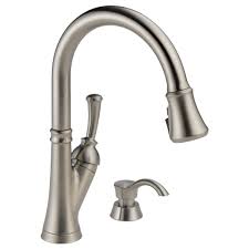single handle pull down kitchen faucet