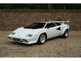 The us version has an different front bumper. Lamborghini Countach White Used Search For Your Used Car On The Parking