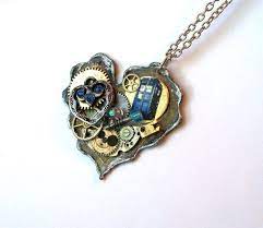 Cosmic Heart Necklace Custom And Made To Order Doctor Who Necklace Doctor Who Doctor