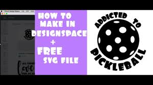 (vector file, perfect for resizing in vector editing programs like adobe illustrator or photoshop. Addicted To Pickleball Free Svg File Plus How I Made It Pickleball Cricut Cricutmade Youtube
