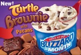 Dairy Queen Restaurant Copycat Recipes Turtle Brownie Blizzard Ice Cream Maker Recipes Frozen Desserts Dairy Queen Cake
