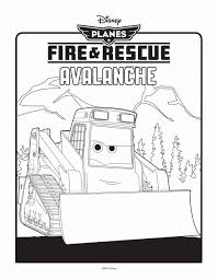 Directed by roberts gannaway, planes fire & rescue is nicely packaged through its light and funny story line. Planes Fire And Rescue Colouring Pages Avalanche