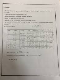 Then find the percentage error: 2 Marks 5 Calculate The Percentage Error In G By Chegg Com