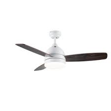 The reclaimed wood finish on the motor housing and fan guard with the white etched glass shades and chestnut blades can add a romantic feel. Flush Mount Ceiling Fans Birch Lane