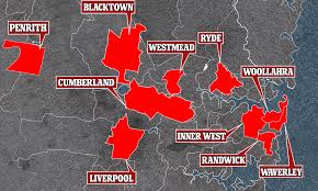 Daily locally acquired and overseas. The Coronavirus Red Zones 10 Hotspots In Sydney Daily Mail Online