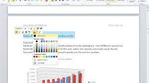 Create And Customize A Table Of Contents Microsoft Word 2010 Table Of Contents Words