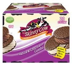 Cookies 'n cream ice cream sandwiches brand skinny cow, format 6 x 4 fl oz, price $5.49. Skinny Cow Low Fat Ice Cream Sandwiches 20 Ct Sam S Club