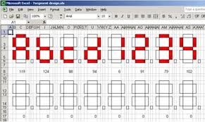 As the name suggests, these displays include seven segments that switch on & off to display the required digit or alphabet. 7 Segment Ascii Character Set A 127 Character Ascii Table For 7 Segment Led Or Lcd Displays Using Pic16c84