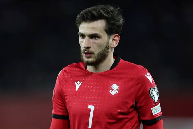 Kvaratskhelia refuses to answer question on controversial Napoli future at  EURO 2024