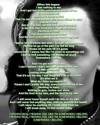 I Wanna Heal I Wanna Feel Linkin Park Lyrics Somewhere I Belong Linkin Park Linkin Park Songs My Love