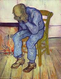 Van gogh's chair, on which he placed his pipe and tobacco, is shown in bright daylight. An Der Schwelle Der Ewigkeit Von Van Gogh Interpretation