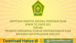 Peserta ujian mulai mengerjakan soal setelah ada tanda. Sk Pos Ujian Madrasah Tahun 2021 2022 I Pdf Informasiguru Com
