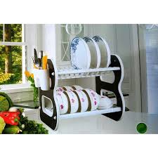 Oxo good grips® foldaway dish rack. 2 Layer Dish Drainer White Buy Online At Best Prices In Pakistan Daraz Pk