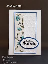 I Presented A Beautiful Suite Of Products At Sydney Onstage2018 This Is One Of A Selection Of Sympathy Cards Handmade Stampin Up Sympathy Cards Vellum Cards