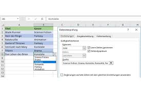 Ich brauche hilfe beim ausfüllen einer tabelle: Excel Dropdown Liste Erstellen So Geht S 111tipps De
