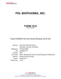 Rules for entering switzerland by land or water. Pdl Biopharma Inc Form 10 K Shareholder Com