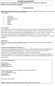 Zakelijke Correspondentie Typen Brieven Motivatiebrief Sollicitatiebrief Cv Verzoek Om Informatie Klachten Of Protestbrief Opzegbrief Pdf Gratis Download