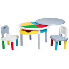 table de construction multicolore et ses deux chaises izibul creation oxybul pour enfant de 2 ans a 5 ans table et chaise enfant table basse table et chaises