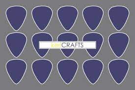 Guitar Pick Template Guitar Picks Diy Cool Guitar Picks Diy Upcycle
