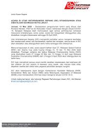 Setiap tutor juga berpengalaman mengajar mengikut kepakaran subjek & mahir di dalam teknik mengajar serta menjawab soalan peperiksaan mengikut format terkini. Sepang Circuit On Twitter Press Release Events At Sepang International Circuit Postponed Or Cancelled Until Further Notice