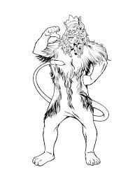 The Wizard Of Oz The Cowardly Lion Proud Of Himself In The Wizard Of Oz Coloring Page Wizard Of Oz Color Wizard Of Oz Characters Lion Coloring Pages