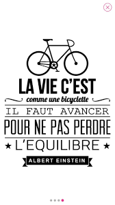 La Vida Es Como Una Bicicleta Hay Que Avanzar Para No Perder El Equilibrio Albert Einstein Belles Citations Citation Les Beaux Proverbes
