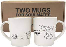 We tracked down the best ideas from sentimental to practical that they'll appreciate for years to come. Amazon Com Boldloft Grow Old With You Couples Coffee Mugs Anniversary Gifts For Her Couples Gifts For Cotton Anniversary Engagement Wedding Gifts For Bride And Groom His And Hers Gifts Kitchen Dining