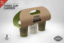Download Three Cup Paper Carrier Packaging Mockup 345980 Branding Design Bundles Design Mockup Free Free Psd Mockups Templates Free Packaging Mockup PSD Mockup Templates