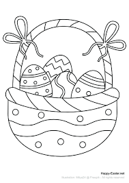 Mozilla firefox has a variety of hidden easter eggs, configuration settings and diagnostic information hidden away in its internal about: Free Printable Coloring Page Easter Egg Basket With Bows