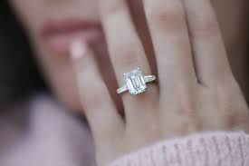 3 carat emerald cut aquamarine engagement ring, aquamarine diamonds ring, white gold aquamarine ring, march birthstone , blue aquamarine $1,490.00 loading Emerald Cut Engagement Rings From Adiamor Are Timeless Adiamor